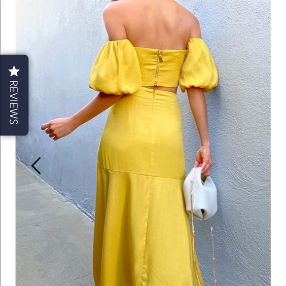 Runaway The Label Latel Skirt and Top In Marigold - Picture 2 of 7